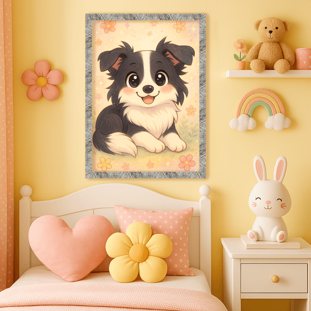 Super Dolce stampato su forex, cornice argento, misura 40x50