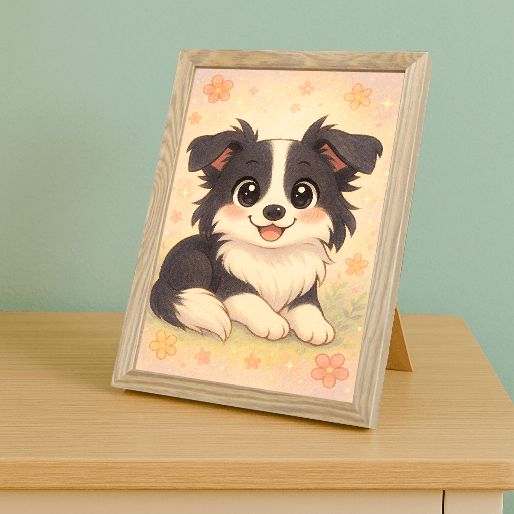 Super Dolce stampato su forex, cornice portafoto legno, misura 21x29.7