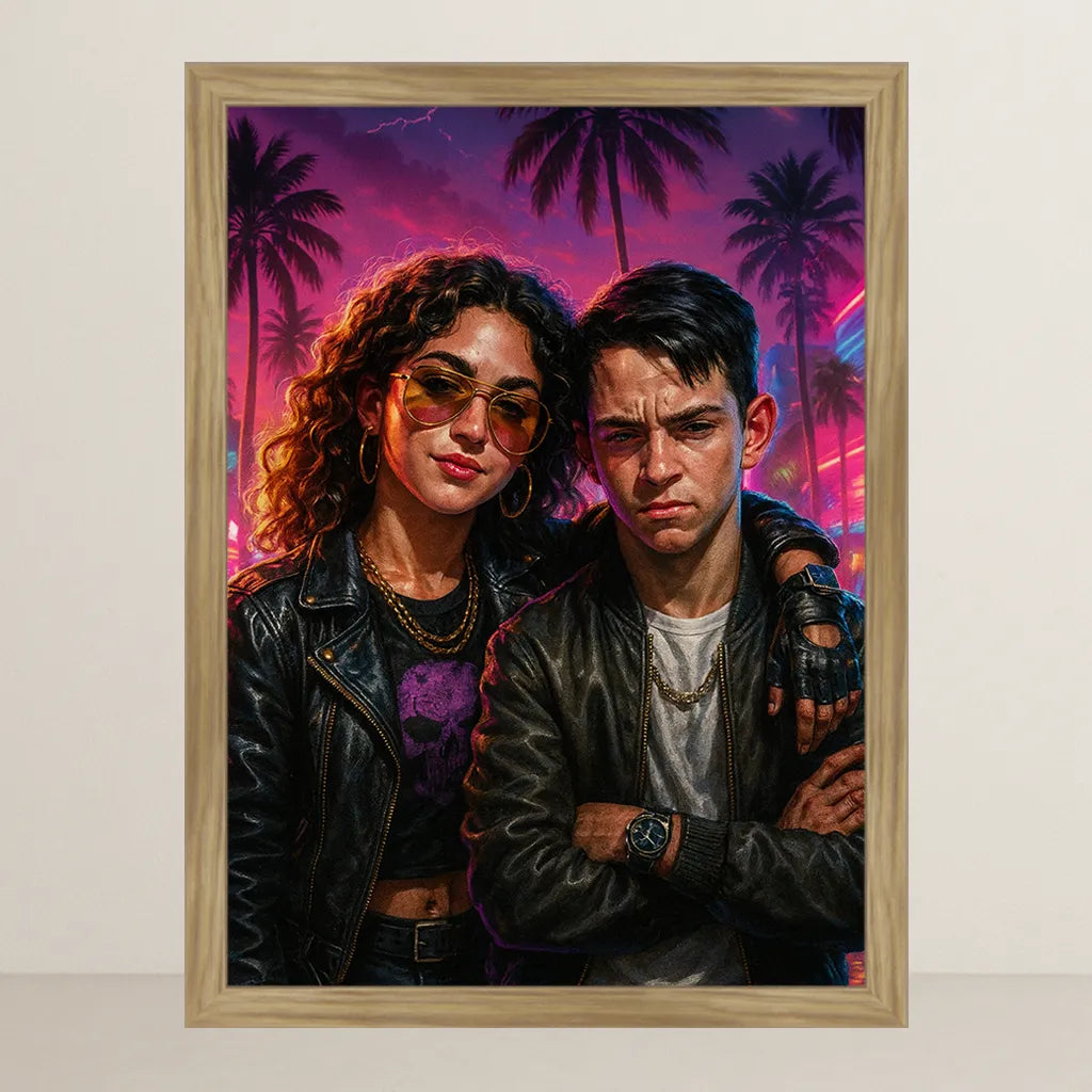 Ritratto personalizzato stile Bad Boy | Incorniciamoci