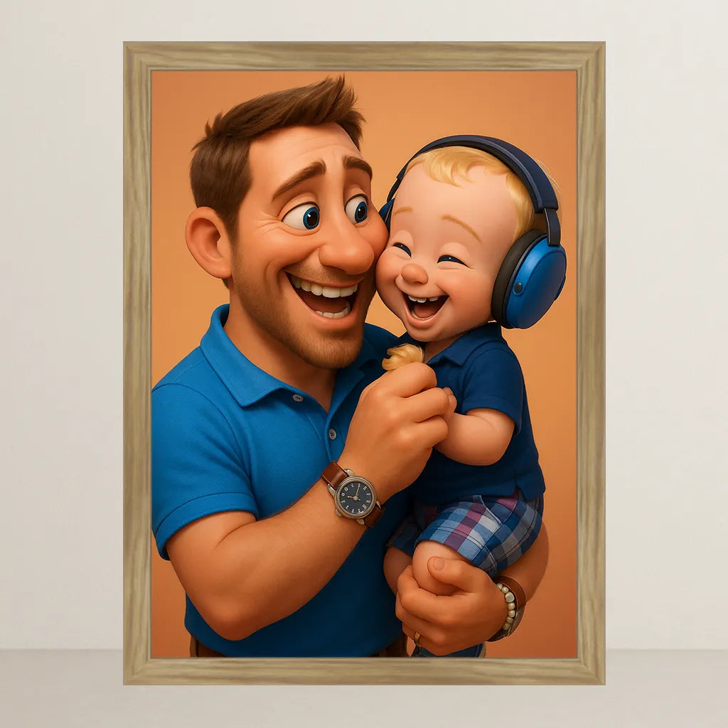 Ritratto personalizzato stile Cartoon 3D | Incorniciamoci