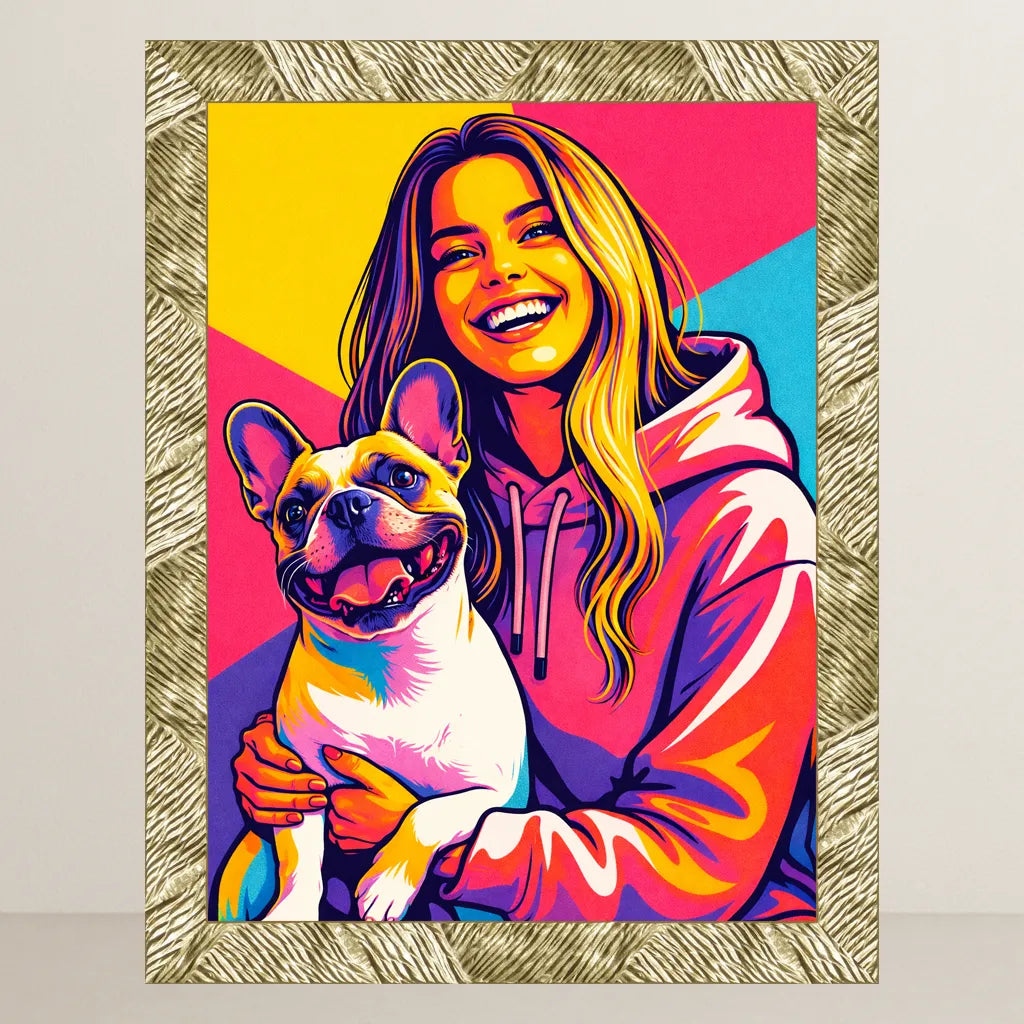 Ritratto personalizzato stile Pop Art | Incorniciamoci