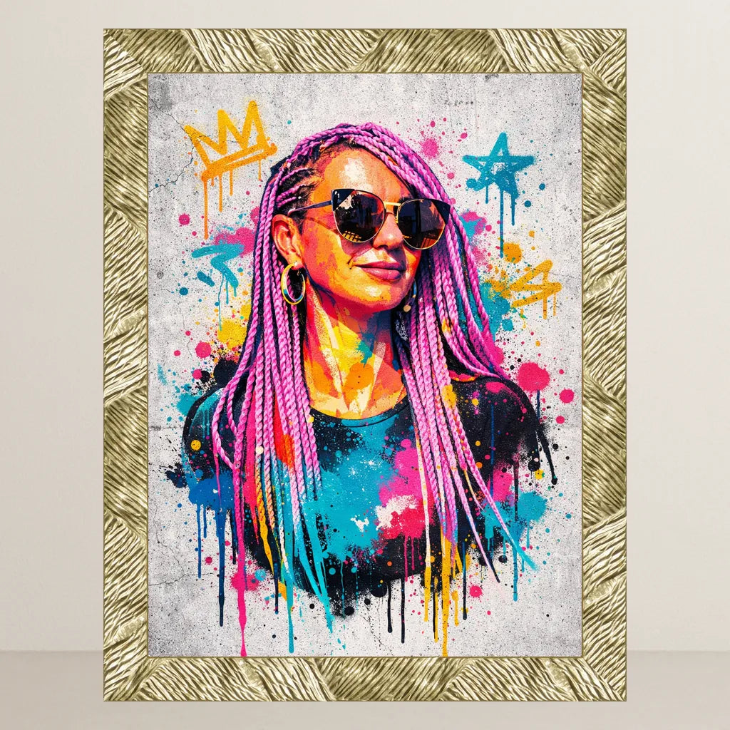 Ritratto personalizzato stile Street Art | Incorniciamoci