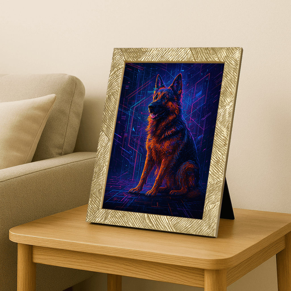 Ritratto personalizzato stile Glitch | Incorniciamoci