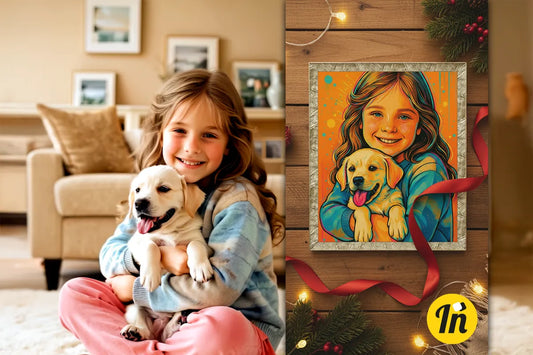 Cosa regalare a Natale? Un ritratto personalizzato!