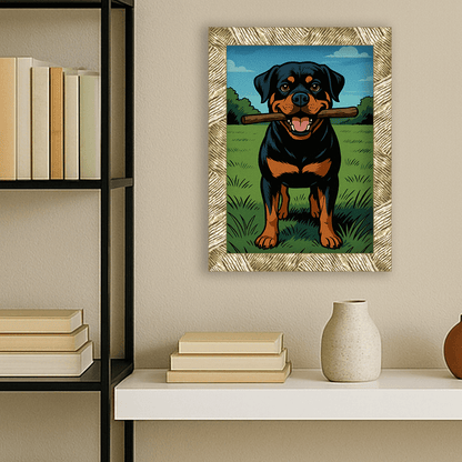 Fumetto Americano stampato su forex, cornice oro, misura 30x40