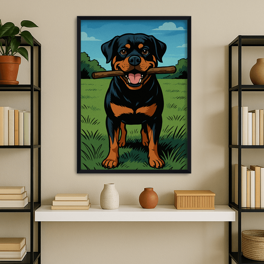 Fumetto Americano stampato su forex, cornice nero, misura 40x50
