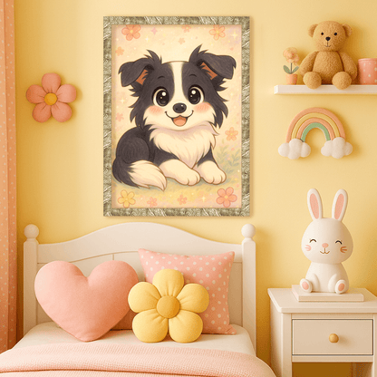 Super Dolce stampato su forex, cornice oro, misura 40x50