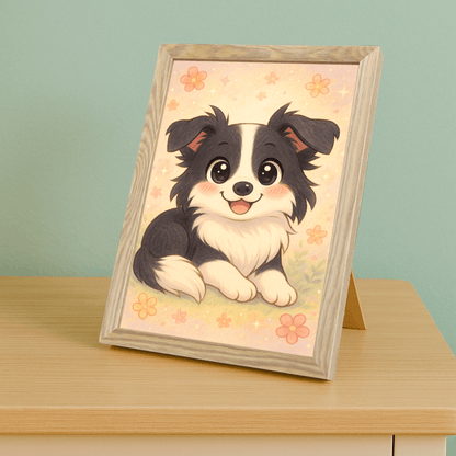 Super Dolce stampato su forex, cornice portafoto legno, misura 21x29.7