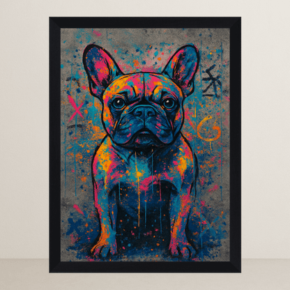 Street Art personalizzabile stampato su forex, cornice FSC, disponibile in varie misure