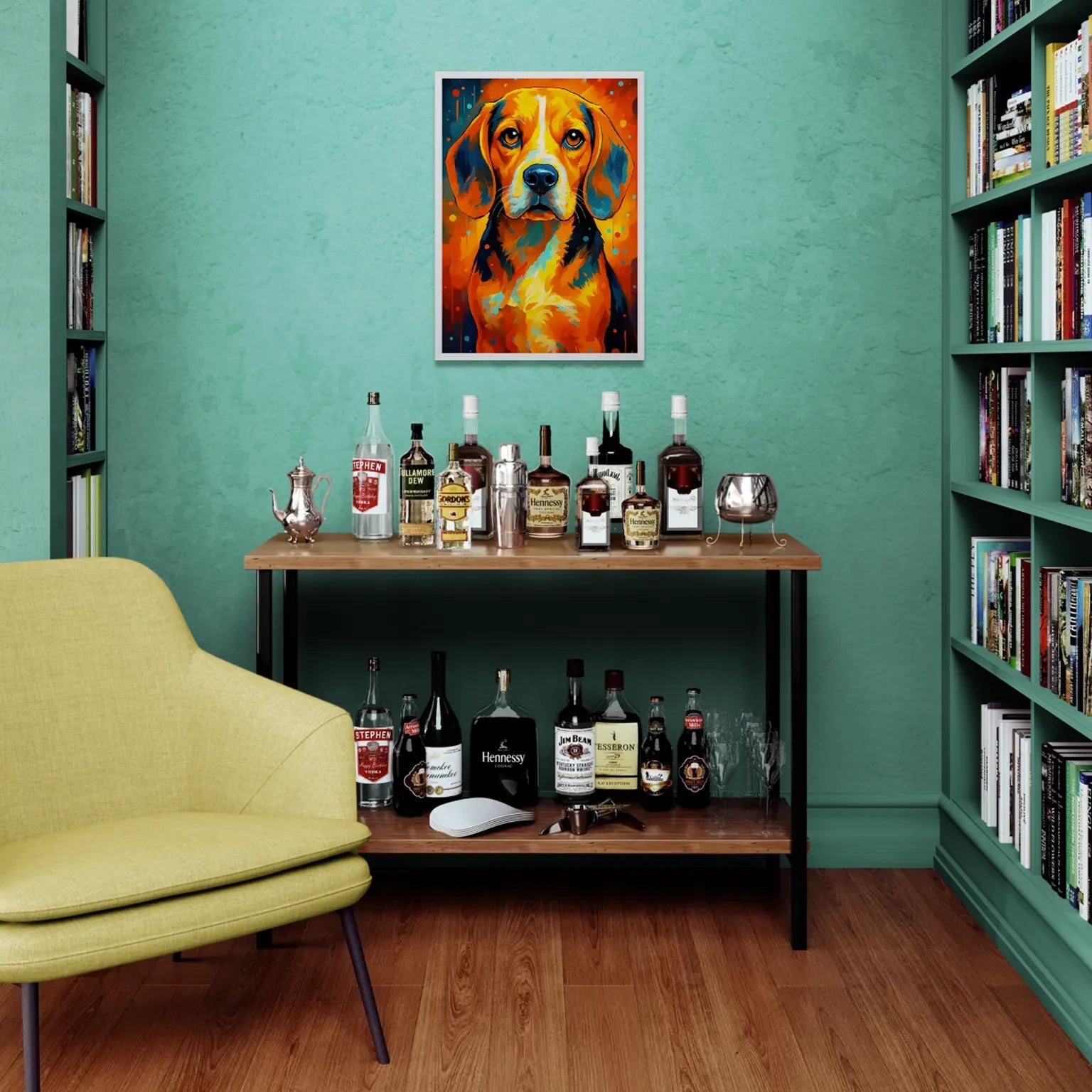 Quadri stampe d'autore Beagle PopBurst | Incorniciamoci