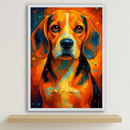 Quadri stampe d'autore Beagle PopBurst | Incorniciamoci