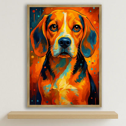 Quadri stampe d'autore Beagle PopBurst | Incorniciamoci