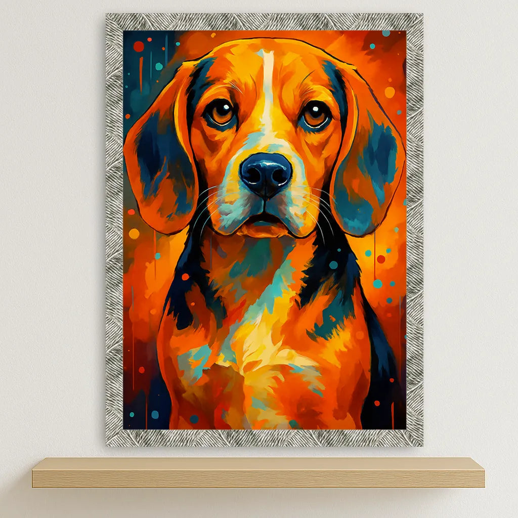 Quadri stampe d'autore Beagle PopBurst | Incorniciamoci