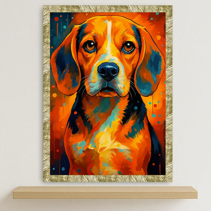 Quadri stampe d'autore Beagle PopBurst | Incorniciamoci