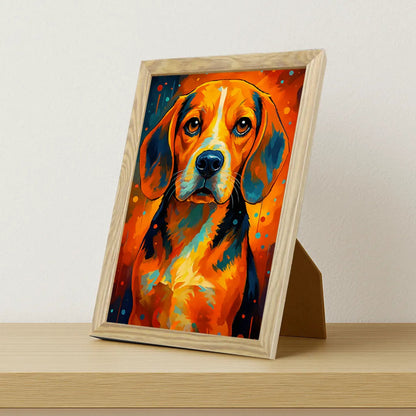 Quadri stampe d'autore Beagle PopBurst | Incorniciamoci