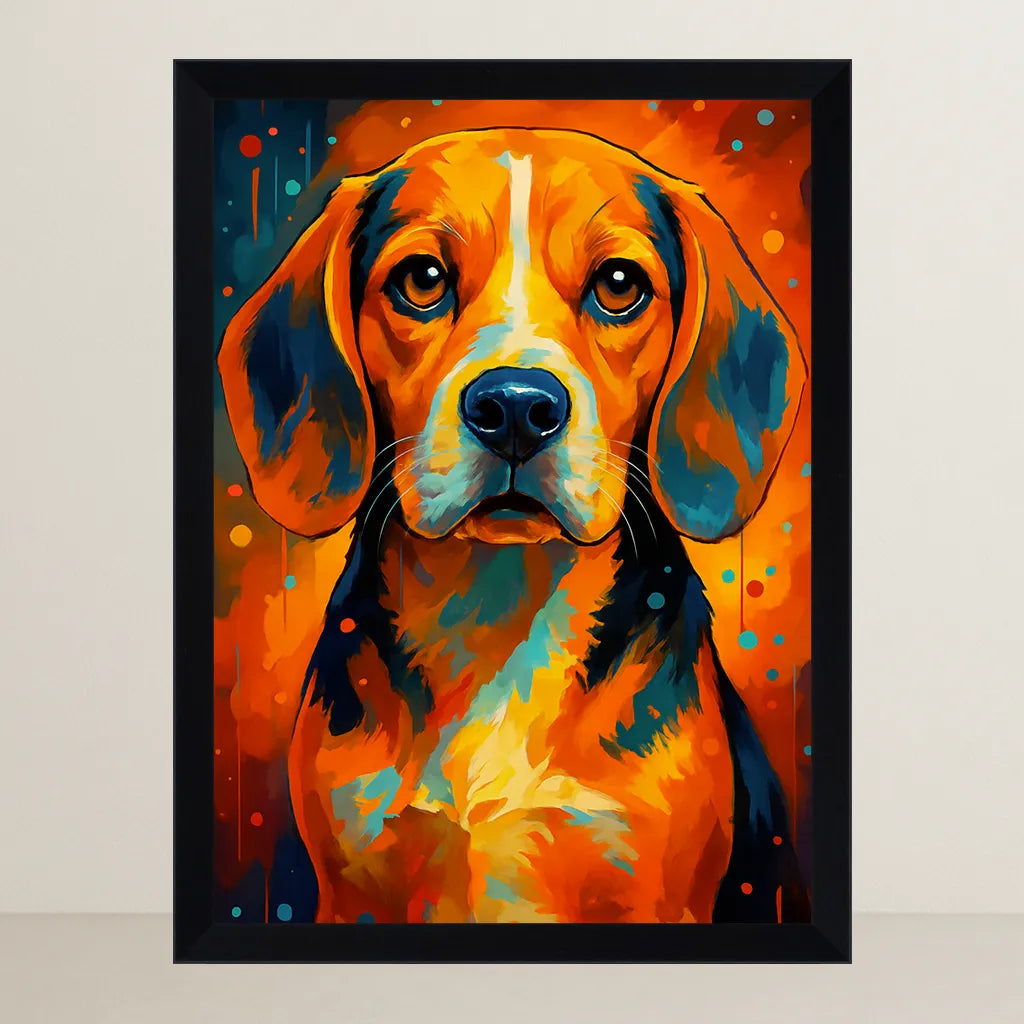 Quadri stampe d'autore Beagle PopBurst | Incorniciamoci