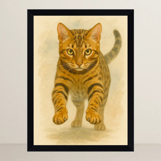 Quadri stampe d'autore Bengala Acquarello | Incorniciamoci