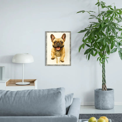 Quadri stampe d'autore Bulldog Acquarello | Incorniciamoci