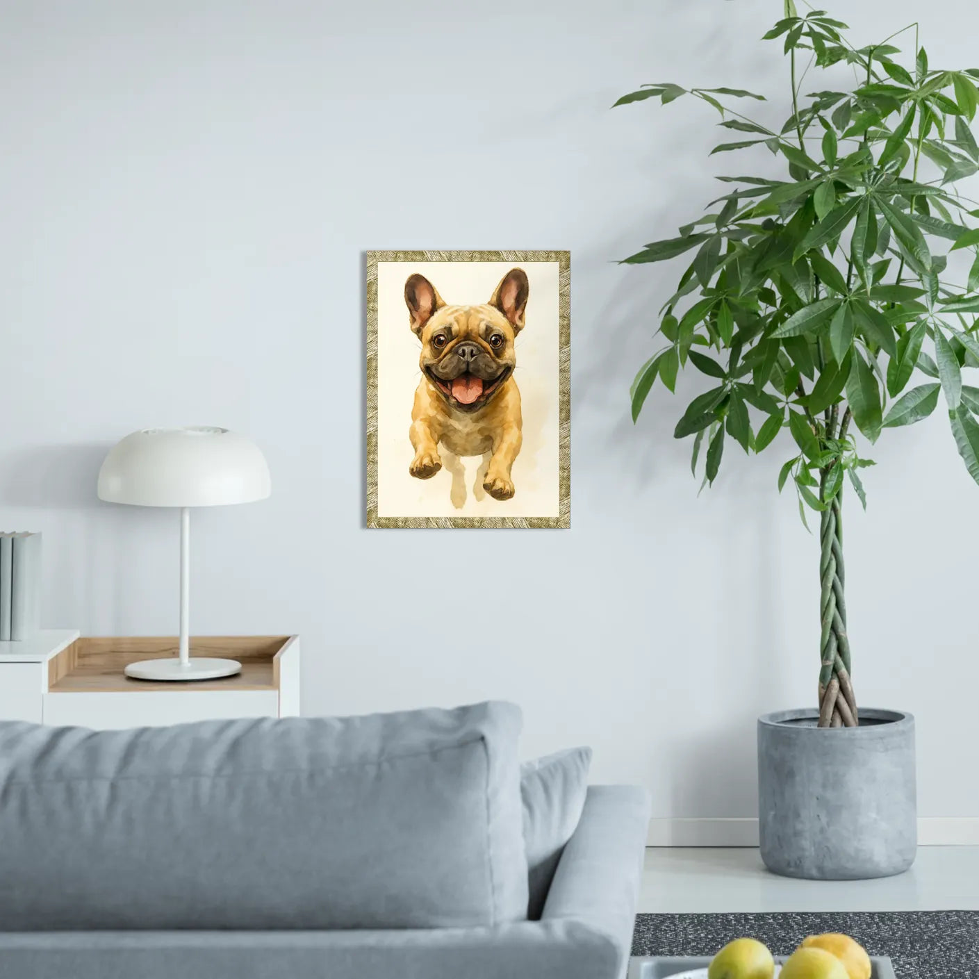 Quadri stampe d'autore Bulldog Acquarello | Incorniciamoci