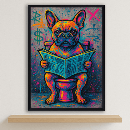 Quadri stampe d'autore Bulldog Francese Street Art | Incorniciamoci