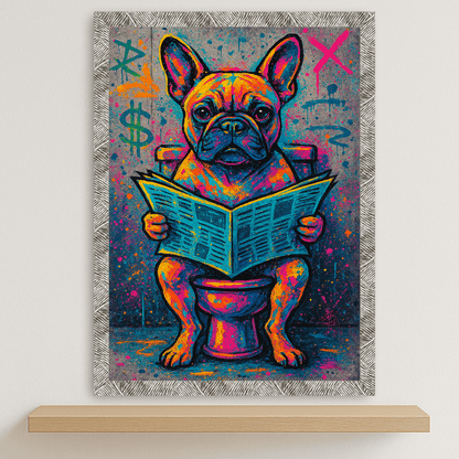 Quadri stampe d'autore Bulldog Francese Street Art | Incorniciamoci