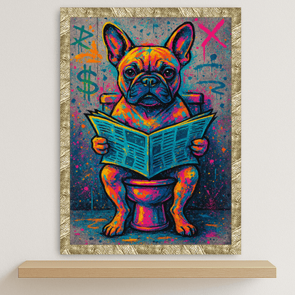 Quadri stampe d'autore Bulldog Francese Street Art | Incorniciamoci