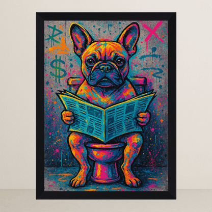 Quadri stampe d'autore Bulldog Francese Street Art | Incorniciamoci