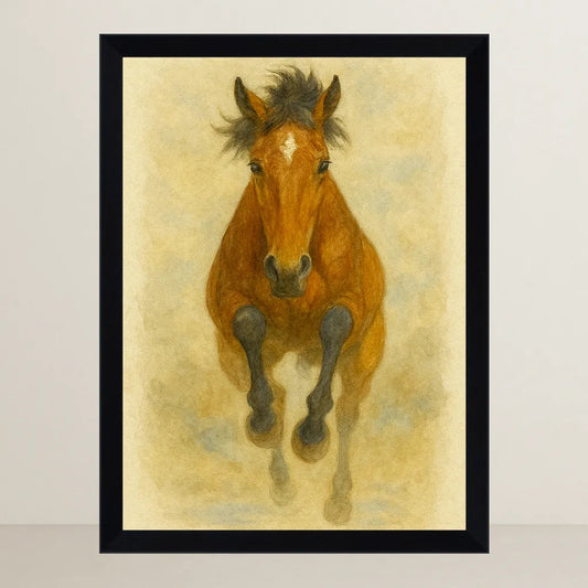 Quadri stampe d'autore Cavallo Acquarello | Incorniciamoci