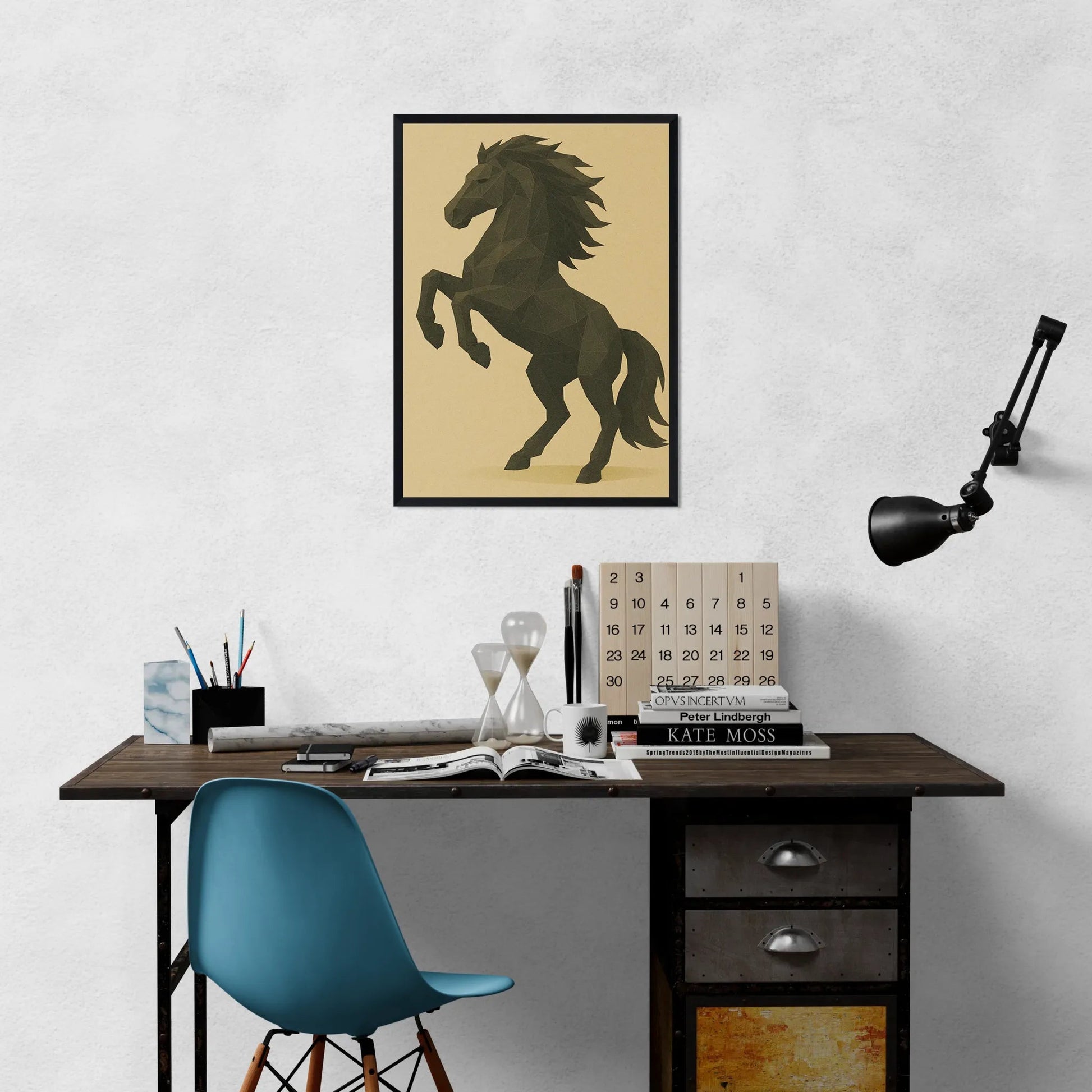Quadri stampe d'autore Cavallo Poly Art | Incorniciamoci