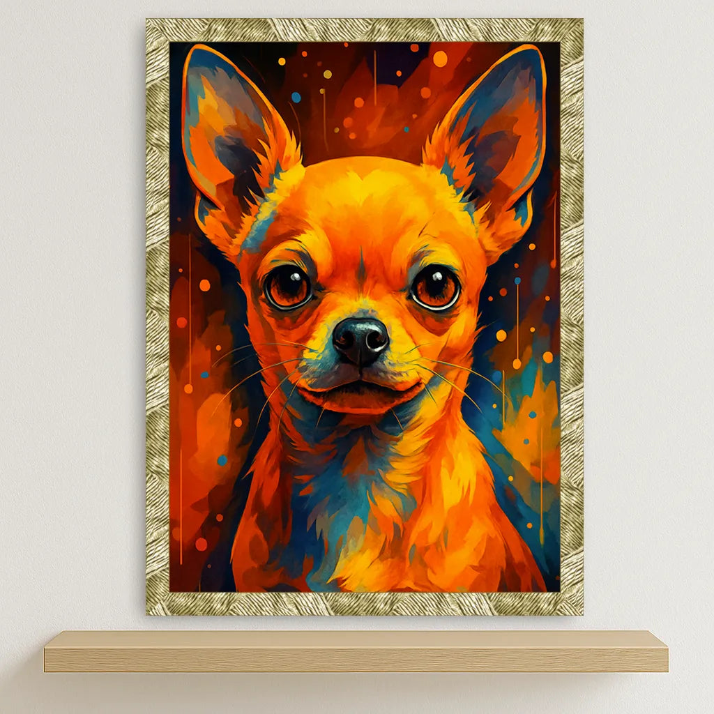 Quadri stampe d'autore Chihuahua PopBurst | Incorniciamoci