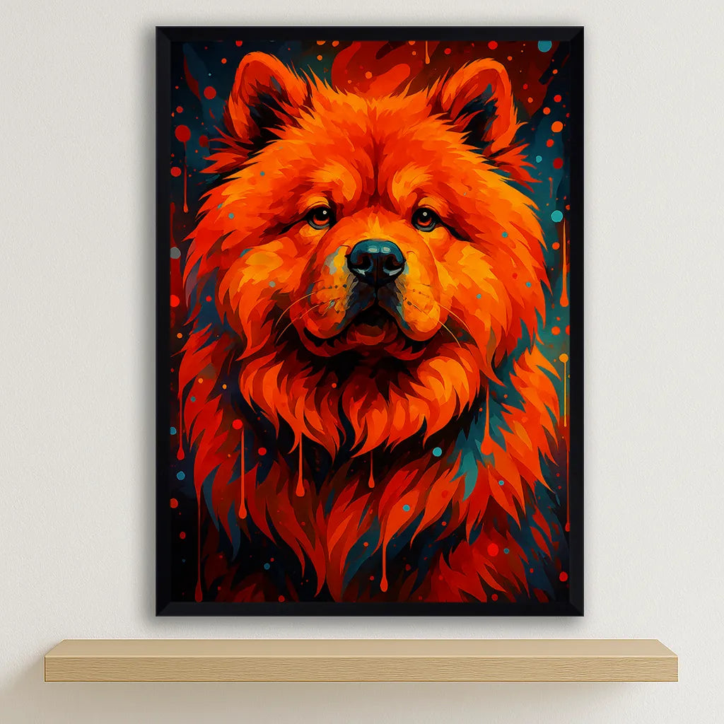 Quadri stampe d'autore Chow chow PopBurst | Incorniciamoci