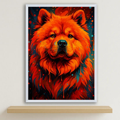 Quadri stampe d'autore Chow chow PopBurst | Incorniciamoci