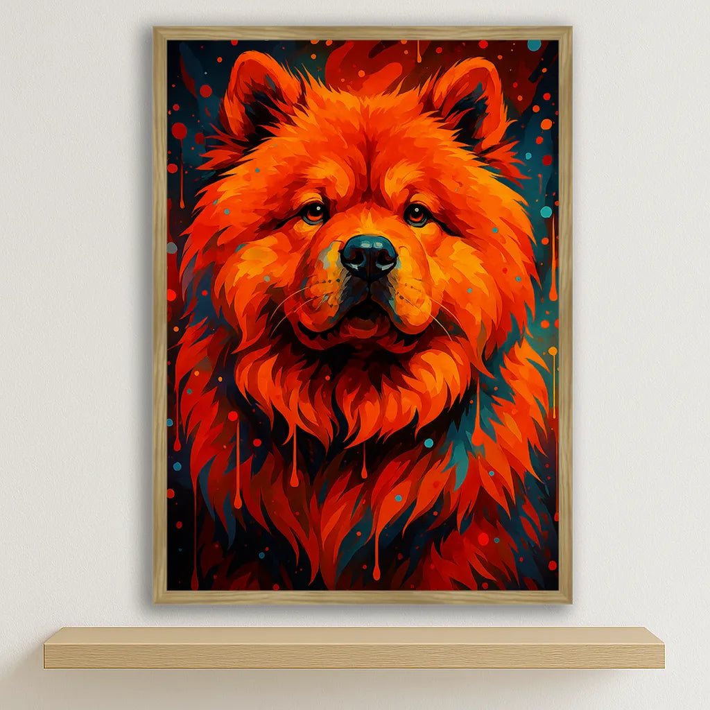 Quadri stampe d'autore Chow chow PopBurst | Incorniciamoci