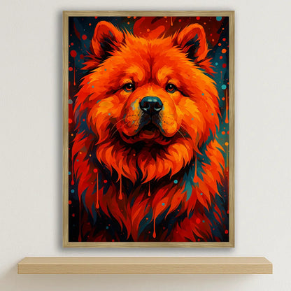 Quadri stampe d'autore Chow chow PopBurst | Incorniciamoci