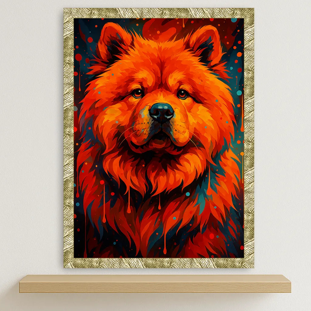 Quadri stampe d'autore Chow chow PopBurst | Incorniciamoci