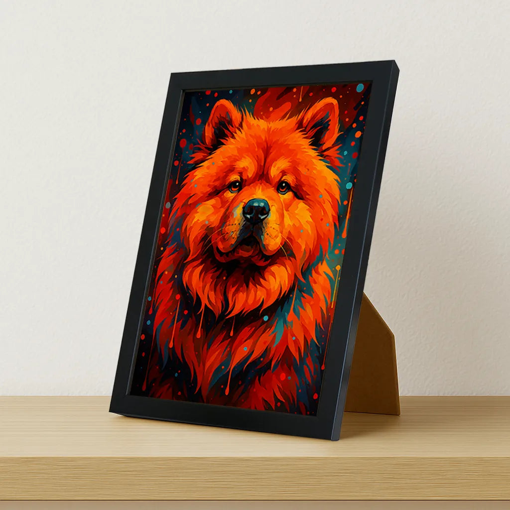 Quadri stampe d'autore Chow chow PopBurst | Incorniciamoci