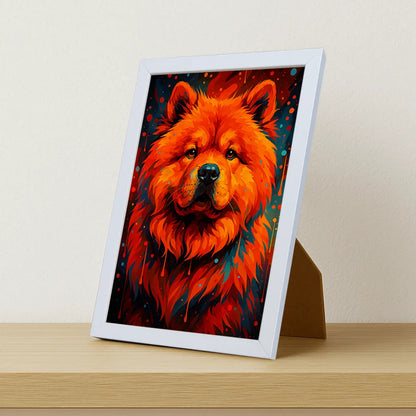 Quadri stampe d'autore Chow chow PopBurst | Incorniciamoci