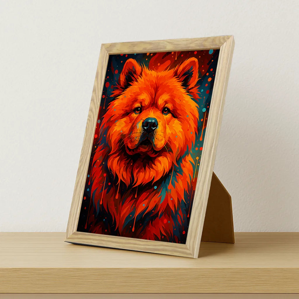 Quadri stampe d'autore Chow chow PopBurst | Incorniciamoci