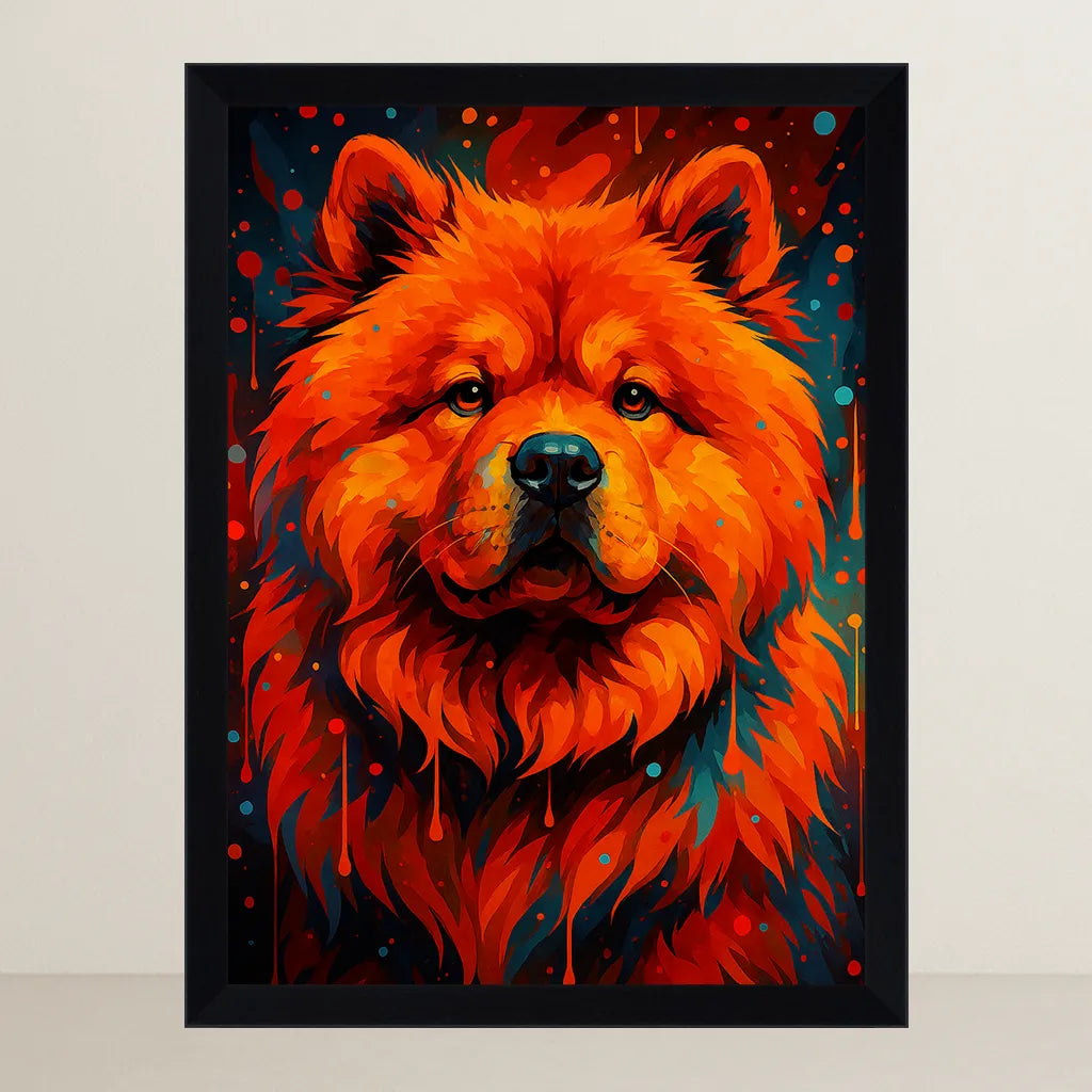Quadri stampe d'autore Chow chow PopBurst | Incorniciamoci