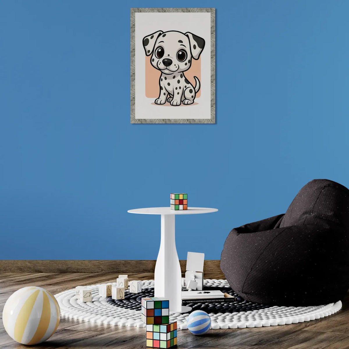 Quadri stampe d'autore Dalmata in stile Chibi | Incorniciamoci