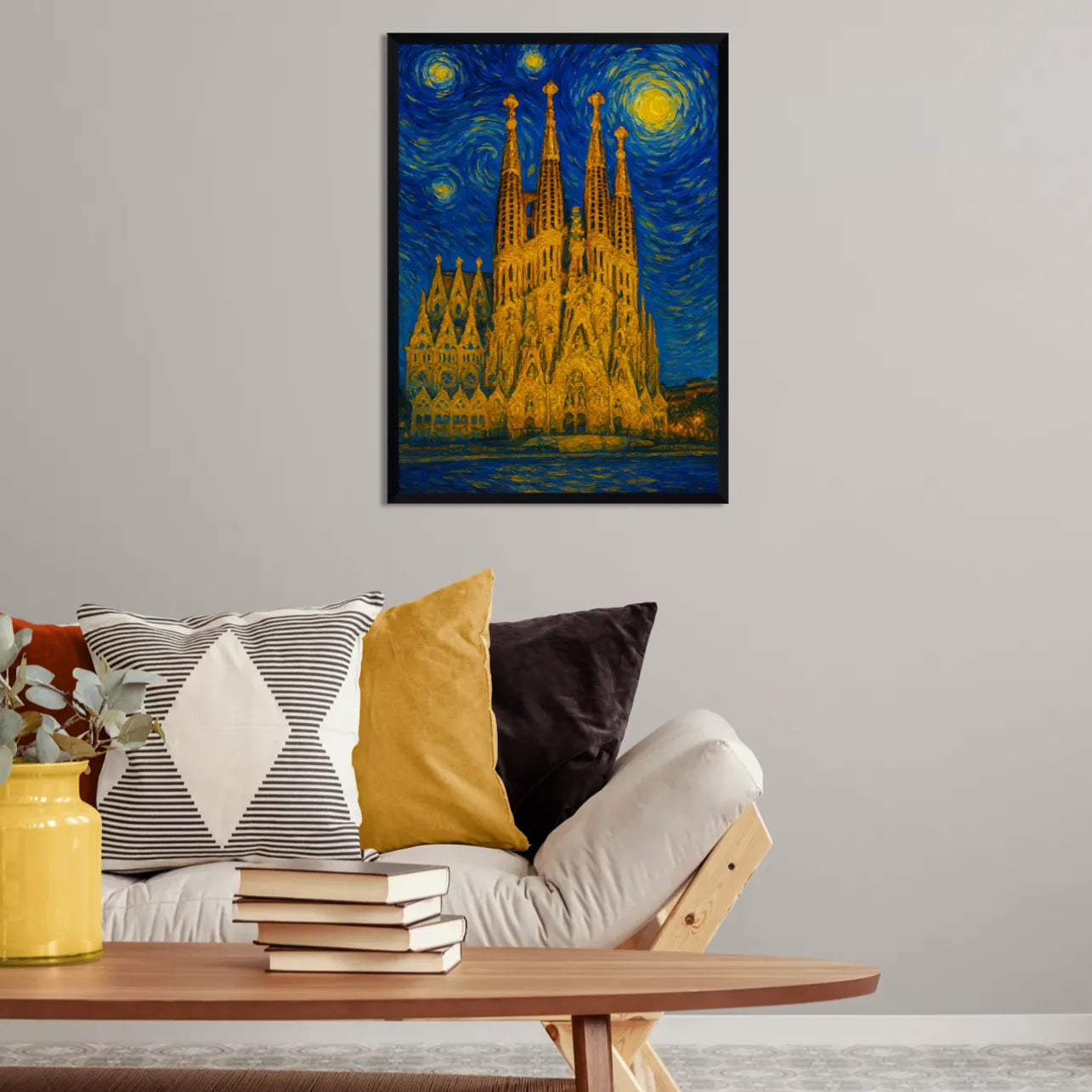 Quadri stampe d'autore Duomo di Milano stile Gogh | Incorniciamoci