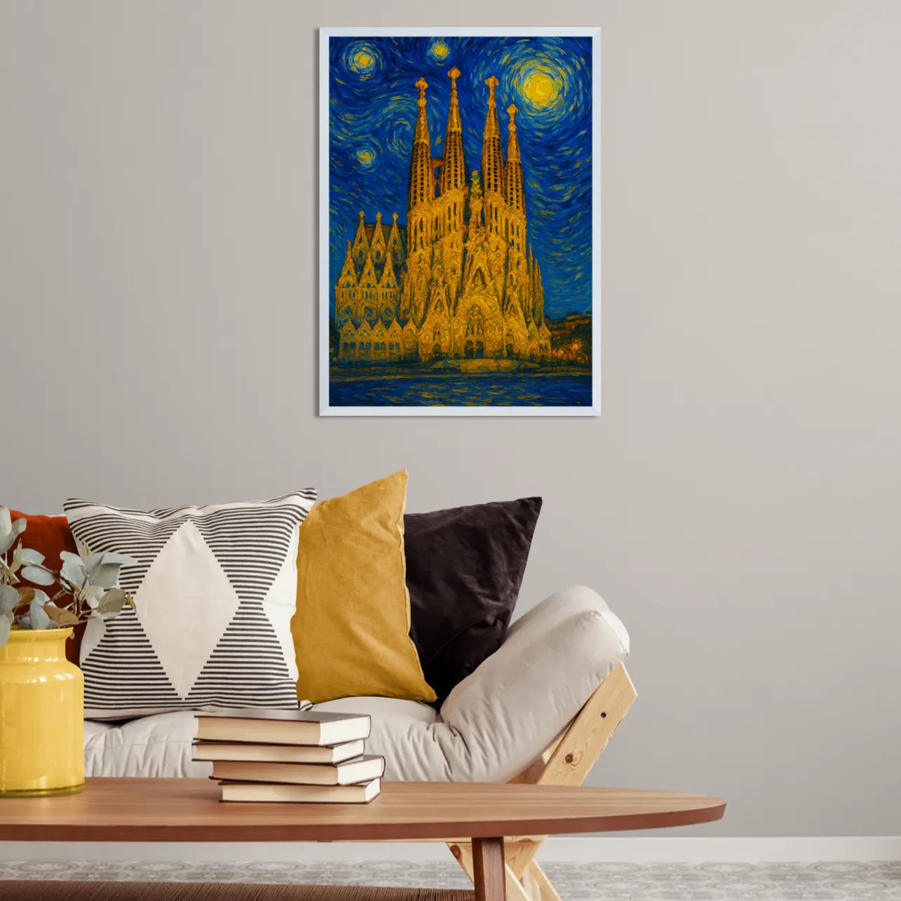 Quadri stampe d'autore Duomo di Milano stile Gogh | Incorniciamoci