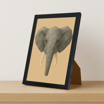 Quadri stampe d'autore Elefante Poly Art | Incorniciamoci