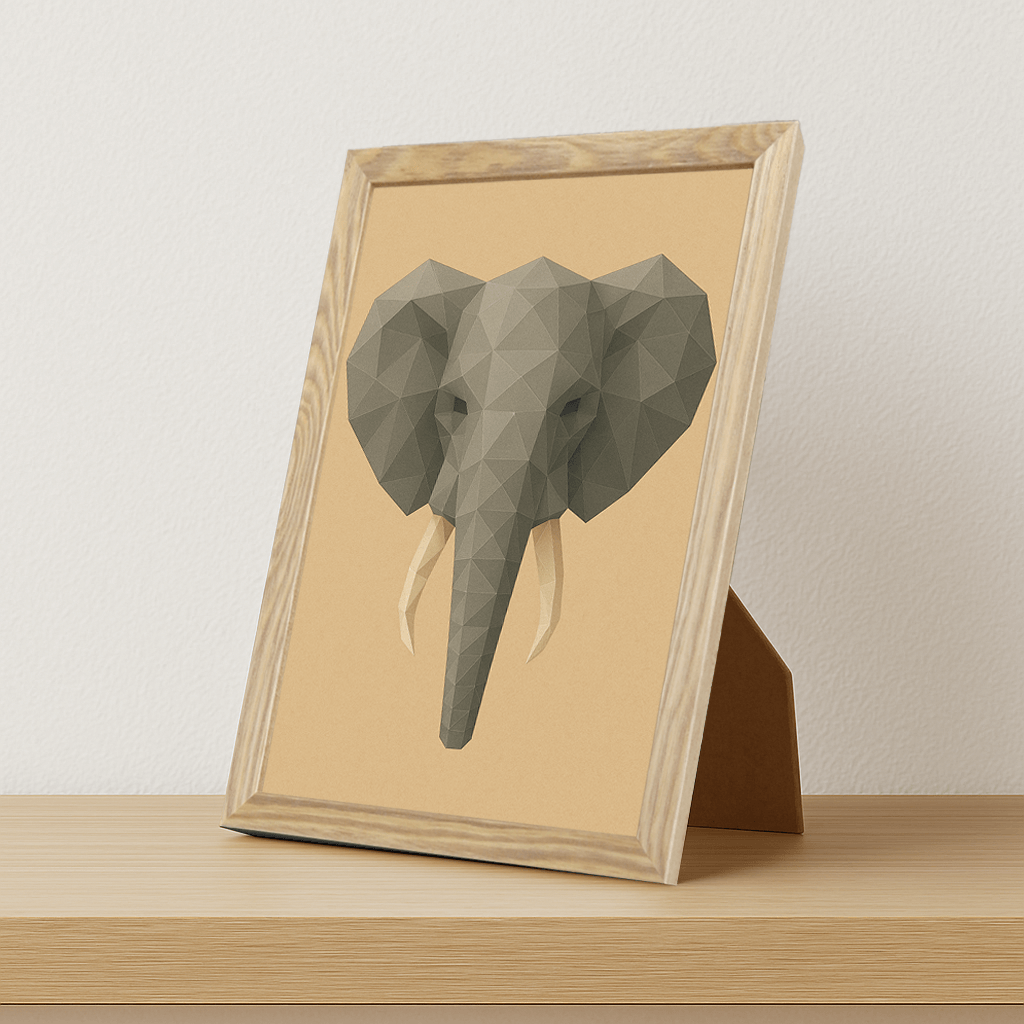 Quadri stampe d'autore Elefante Poly Art | Incorniciamoci