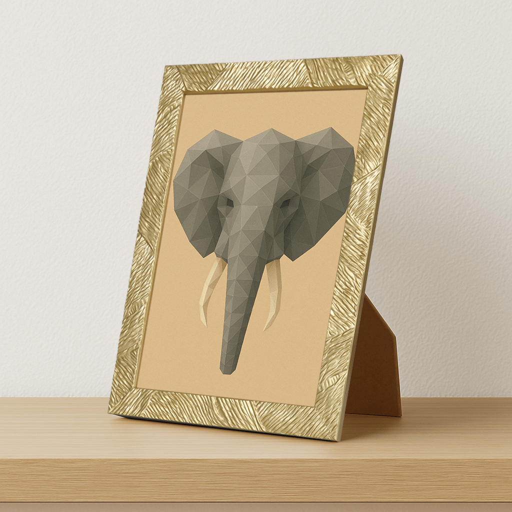 Quadri stampe d'autore Elefante Poly Art | Incorniciamoci