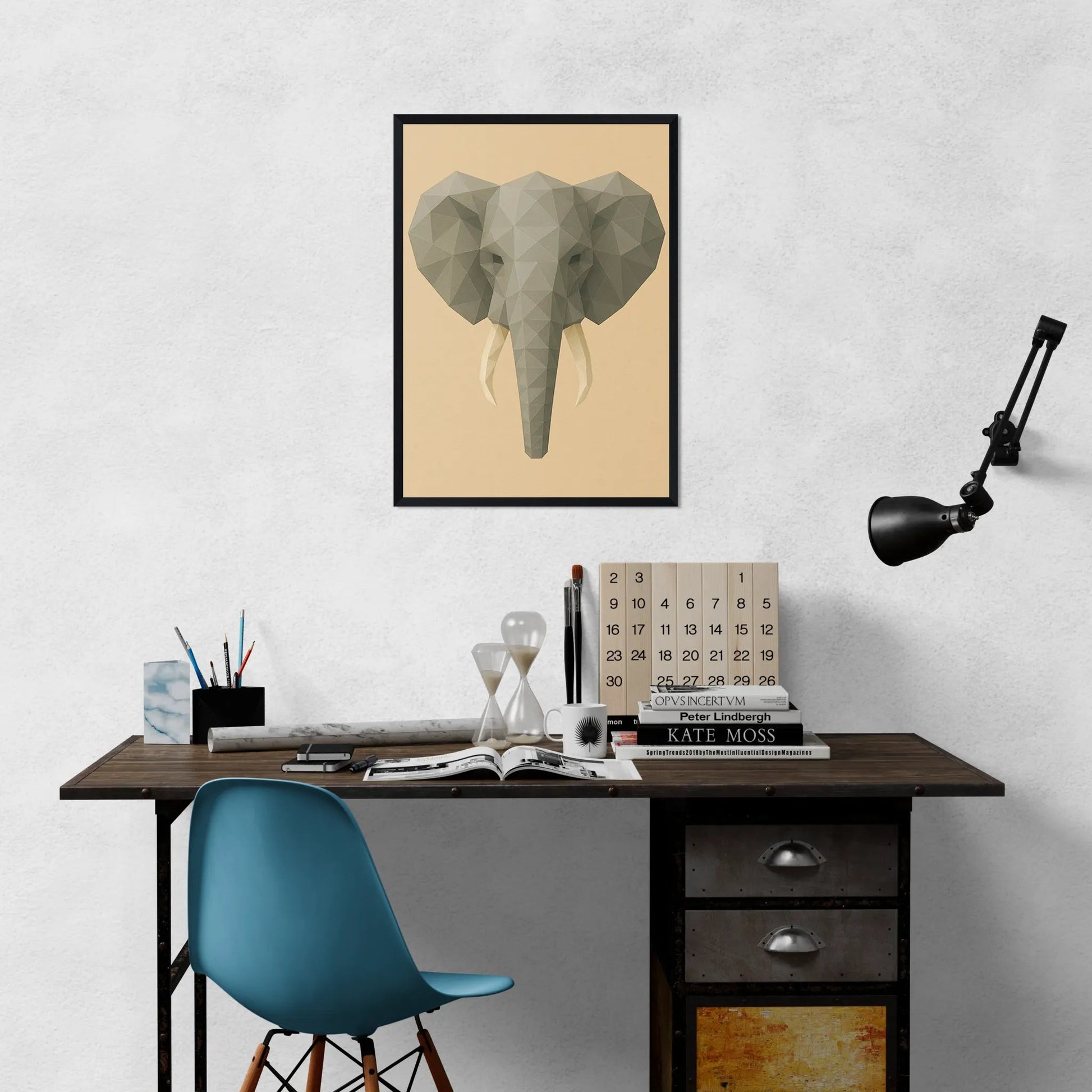 Quadri stampe d'autore Elefante Poly Art | Incorniciamoci