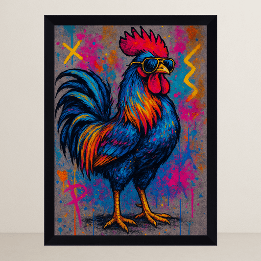 Quadri stampe d'autore Gallo Boss | Incorniciamoci