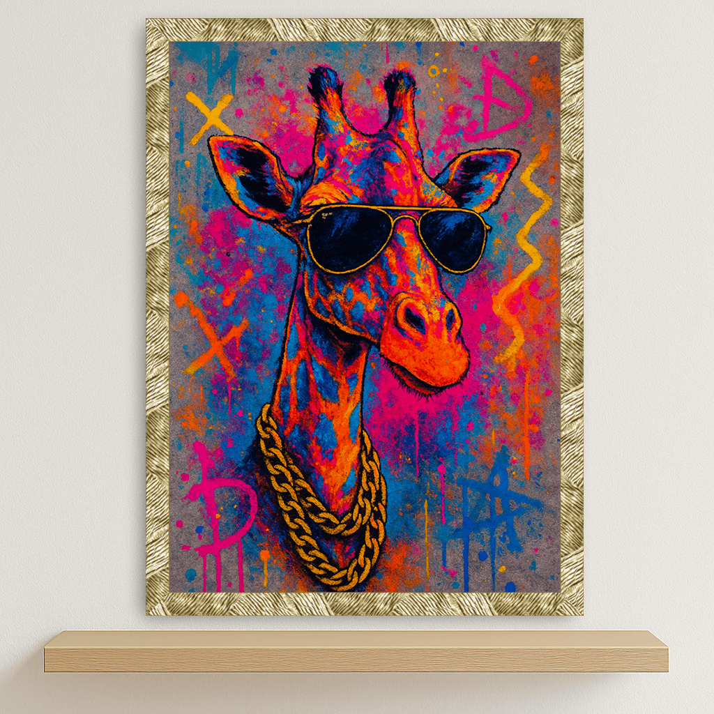 Quadri stampe d'autore Giraffa Bro | Incorniciamoci