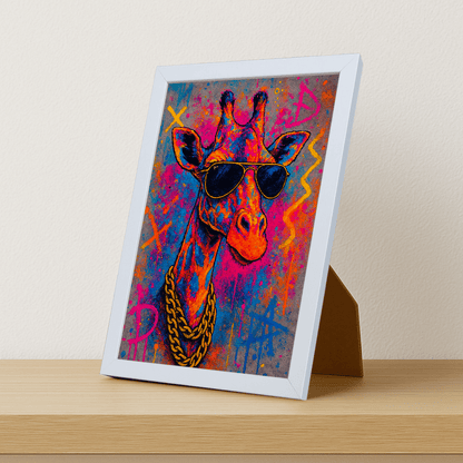 Quadri stampe d'autore Giraffa Bro | Incorniciamoci