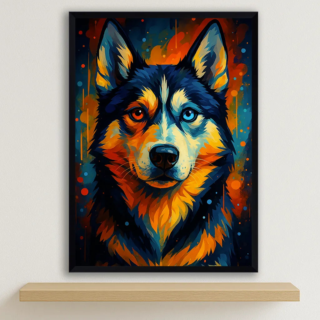 Quadri stampe d'autore Husky PopBurst | Incorniciamoci